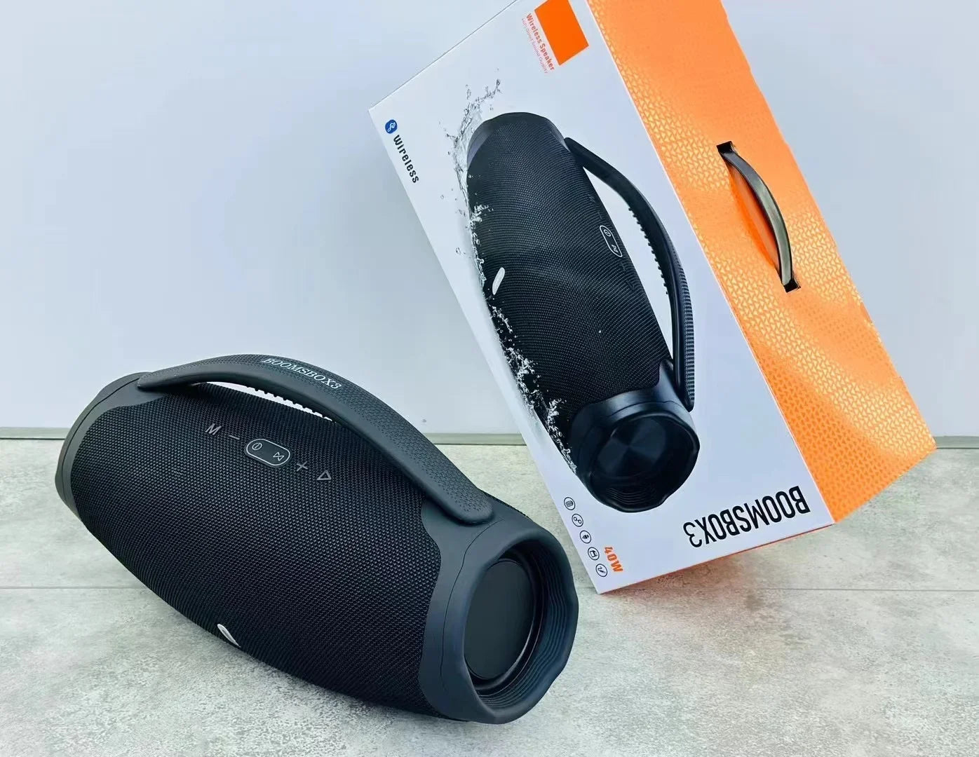 BOOMS BOX3 3rd Generation High-Power Bluetooth Speaker Portable Wireless Subwoofer 3D Stereo Surround Sound Column Music Center