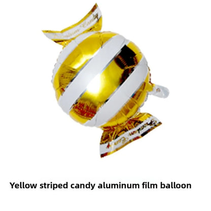 10pcs Windmill Candy Lollipop Foil Balloons 18 Inch Aluminum Film Balloon Birthday Party Christmas Wedding Decorations