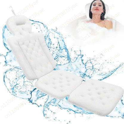 Special non-slip bath in the bathtub, bathtub pillow cushion, household 3d4d5d bathroom non-slip full body bath mat