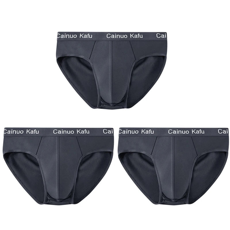 1/3Pcs Men's Briefs Men Bulge Pouch Plus Size Underwear Boy Comfortable Underpants Male Thin Breathable Triangle Sexy Panties
