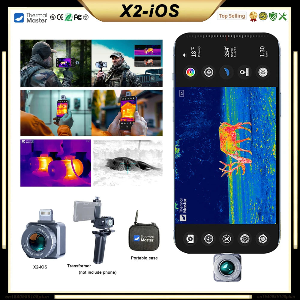 INFIRAY Thermal Master T2 PRO X2 T2 MAX X3 Thermal Camera Hunting Night Vision Thermal Imaging Camera for Phone Thermal Imager