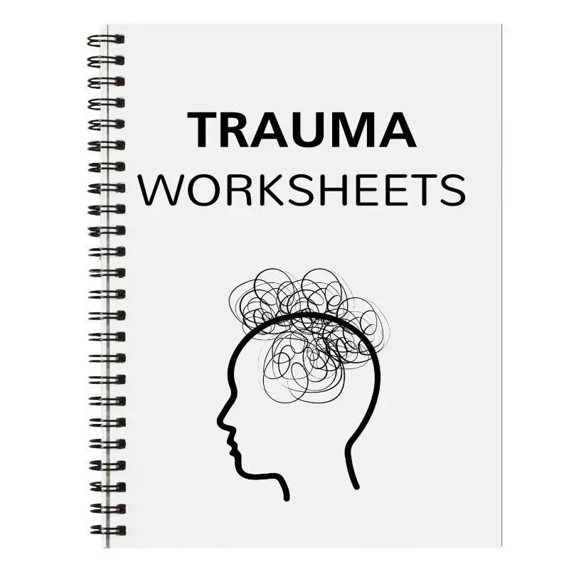 Trauma Recovery Workbook Inner Strength Healing Worksheets Mental Health Self-Care Emotional Therapy Practice Book