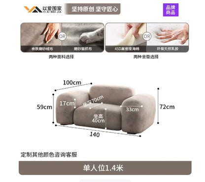 Comfortable Lounge Divano Soggiorno Di Lusso Luxury Furniture  Modern Living Room Sofas Minimalist Sectional Puff Corner Sofa