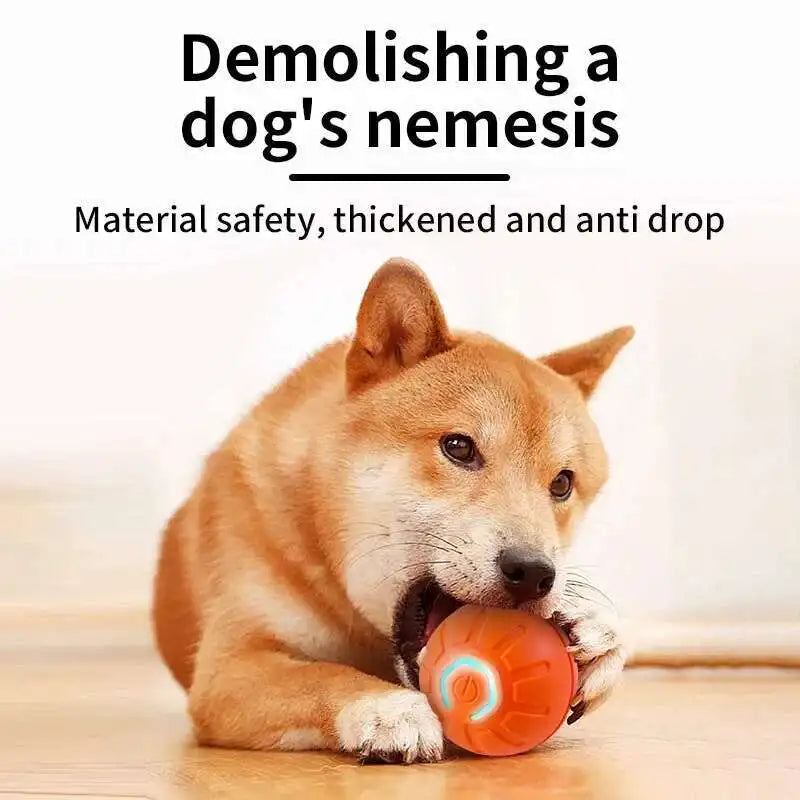 Smart Dog Toy Ball Electronic Interactive Pet Toy Moving Ball USB Automatic Moving Jumping Bouncing Toy Ball Puppy Cat Product