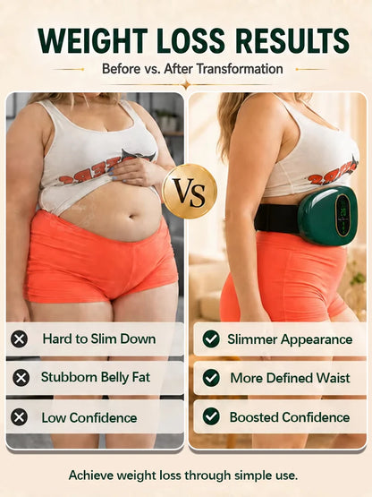 Slimming Belt Massager Electric Vibrating Men's Abdominal Flat Stomach Belly Fat Burning Slimming Belt for Women for the Stomach