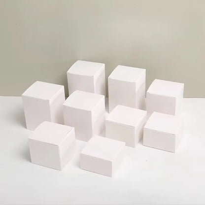 50pcs Blank White Paper Box Long 4-23cm Cardboard Box for Slender Tubes Packaging Craft Gift Kraft Paper Boxes Cosmetic Boxes