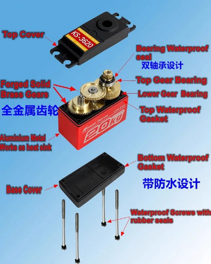 Assembled 4 Dof Suction Pump Manipulator Robotic Arm with All Digital Servos Control for Arduino Learning Competition