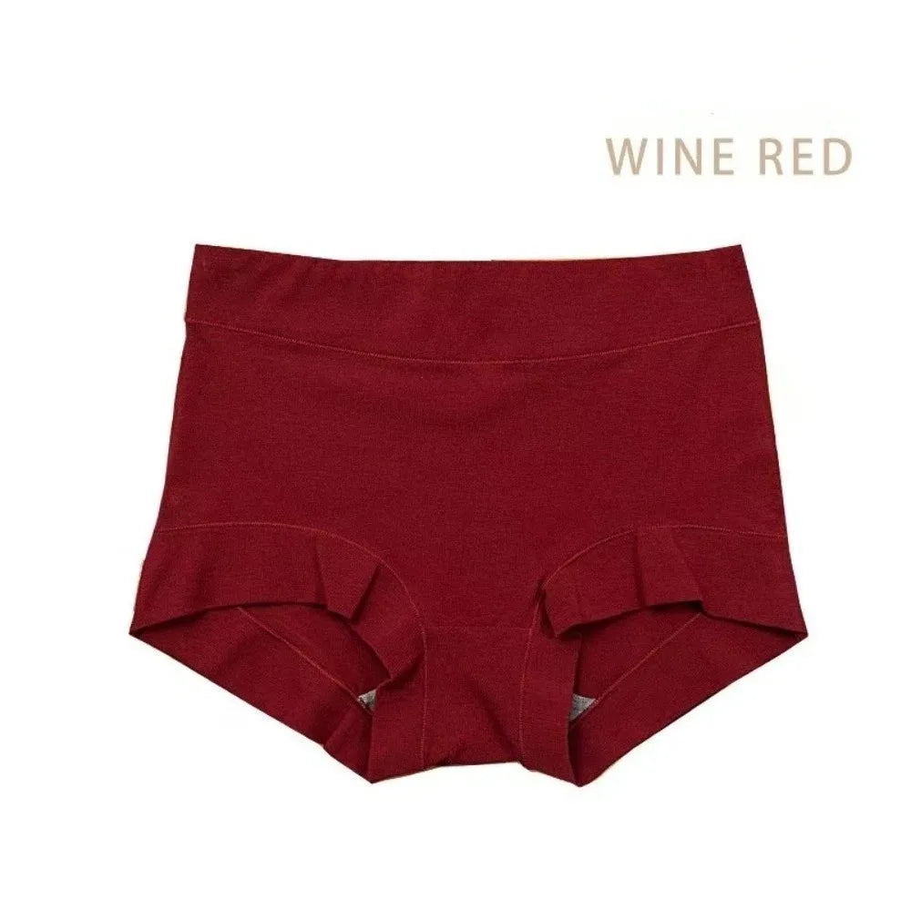 2026 Seamless Boxer Briefs Full Coverage Stretch Boyshort Panties Cotton Comfortable Women Underwear Daily Wear