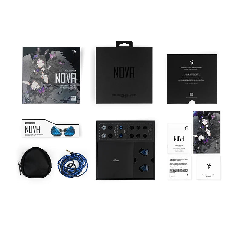 Truthear NOVA 1Dynamic 4 Balanced Ear Headphone with 0.78 2Pin Cable
