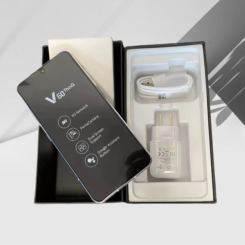 Original Unlocked  LG V60 5G ThinQ Moilble Phone V600TM V600VM  6.8 inch Android  NFC SamrtPhone 8GB RAM 128GB ROM CellPhone