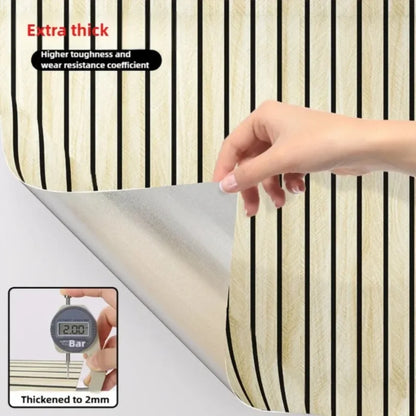 Thick Brown Grid Peel and Stick Wallpaper Faux Plaid Design Waterproof and Moisture-Proof Ideal for Walls Ceilings Home Decor