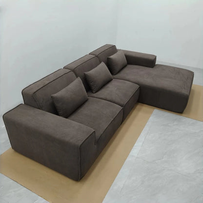 Comfortable Corner Luxury Boneless Couch Lazy Couches Hotel Modern Compressed Sofa Loveseat Salon Gray Couch Sofa Furniture