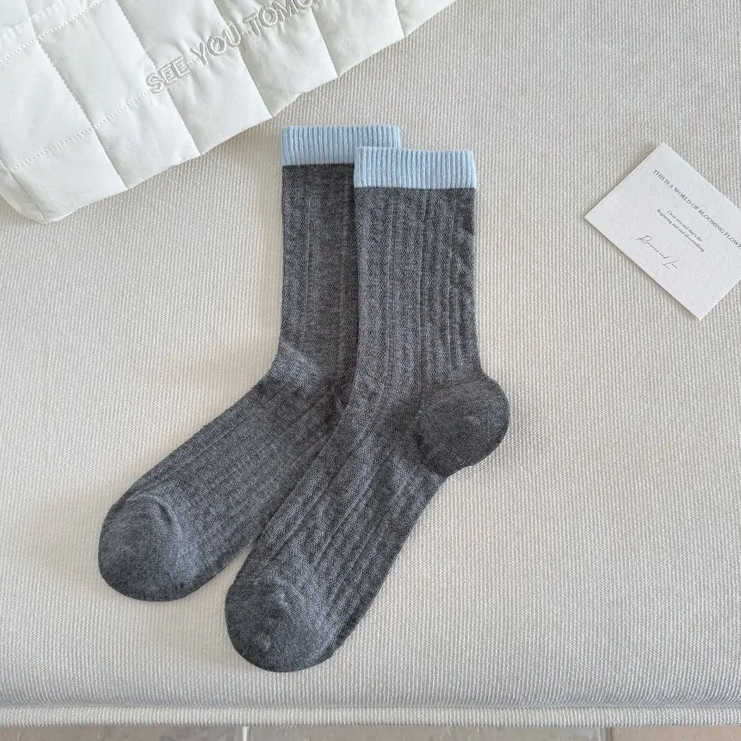 Transparent Crystal Silk Socks Women Fashion Ultra-thin Summer Harajuku Crew Socks Flower Streetwear Elastic Long Mesh Socks