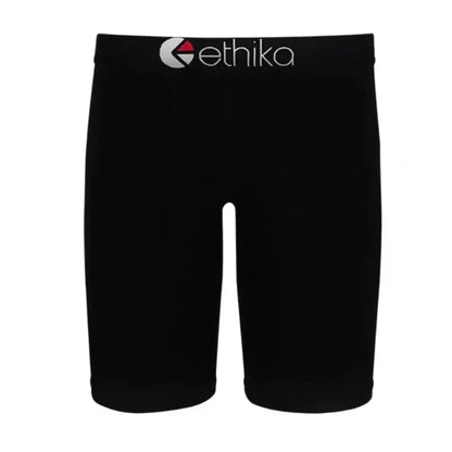 Men's 100% Cotton Long Leg Sport Boxer Shorts 1pc - Breathable Comfort Underwear for Boxing Training, Gym Workout