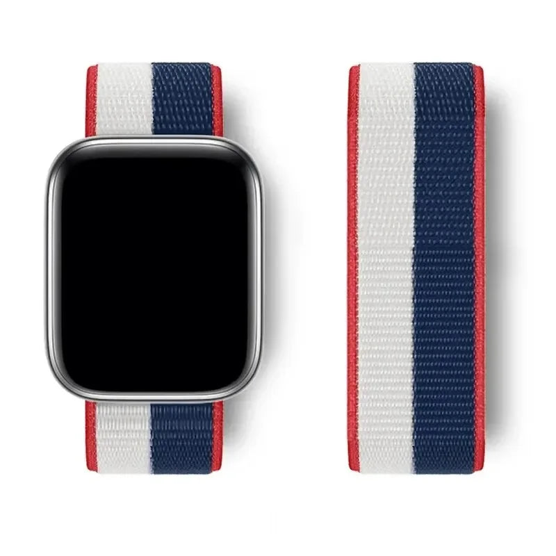 Nylon loop For Apple Watch Band Ultra-2 49mm 44mm 40mm 45mm 41mm Sport pride Bracelet iwatch Strap Series 9 8 se 7 6 5 4 3