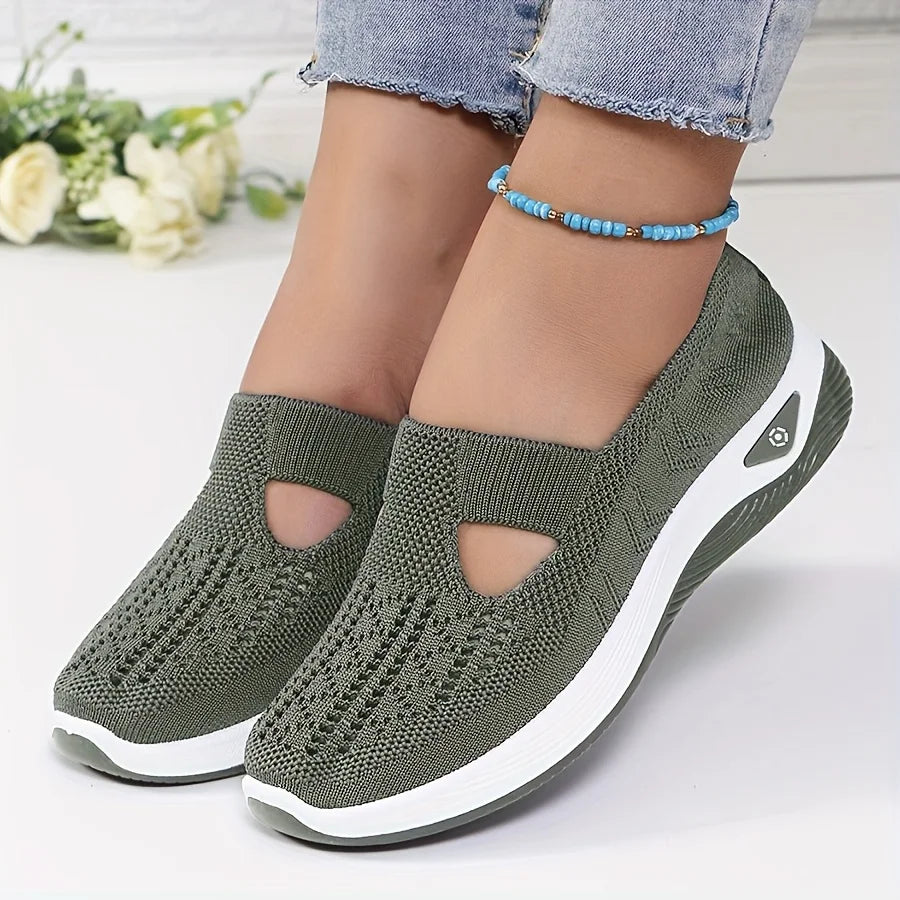Women's Slip-On Sneakers | Flat Low-Profile Design | Casual Everyday Wear