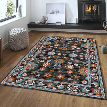 VIKAMA American Retro Carpet, Persian And Moroccan Living Room And Bedroom Mattress, Turkish Sofa And Coffee Table Mat