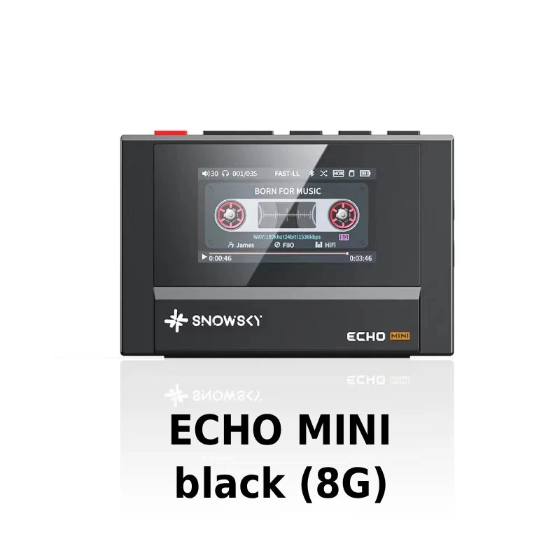 FiiO SnowSky Echo Mini HiFi Bluetooth MP3 Player Pure Music Walkman with 15 Hours Playback 3.5mm & 4.4mm Headphone Output