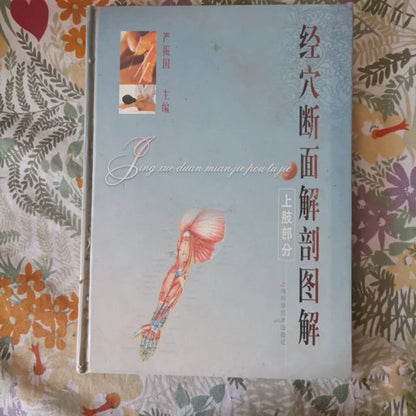Used Acupuncture Meridian Cross-Section Anatomy Atlas - Full Color Medical Illustration Book
