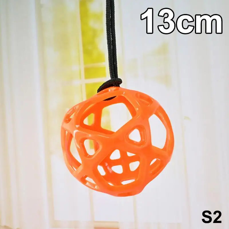 Hanging Hay Feeder Chew Resistant Horse Goat Sheep Toy Ball Stress Relief Outdoor Feeding