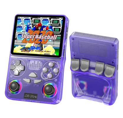 J36 Ultra YouTube Handheld Game Console 20000+ Games 20 Emulators 3000mAh RGB Joystick Multiplayer Multi-Language
