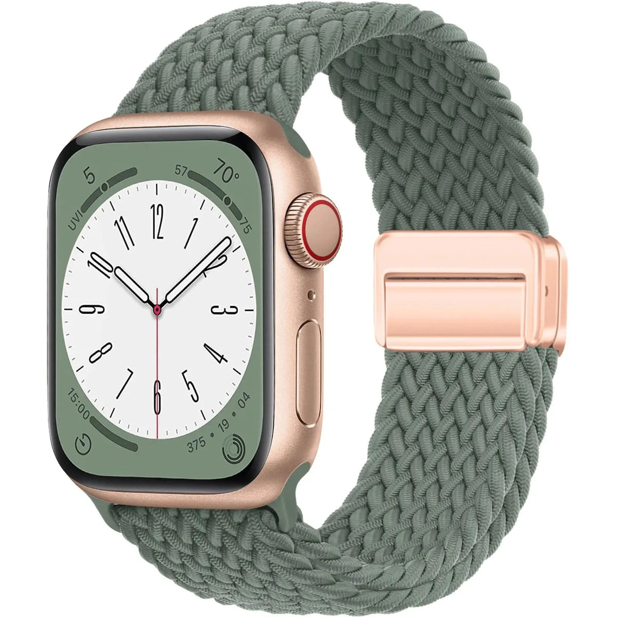 Braided Strap For Apple Watch Bands 40mm 45mm 41mm 44mm 42/46mm 49mm magnetic Bracelet iWatch series se 7 5 6 8 9 10 11 Ultra3 2