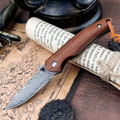 High-Quality Folding Knife: Everyday Cutting, Adventure, Hiking Rescue Tool—Portable Camping Pocket-Sized Outdoor Knife, Gift