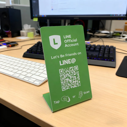 NFC215 Programmable for Google Review Card NFC Station Table 13.56Mhz QR code can be independently set to link Standing Card