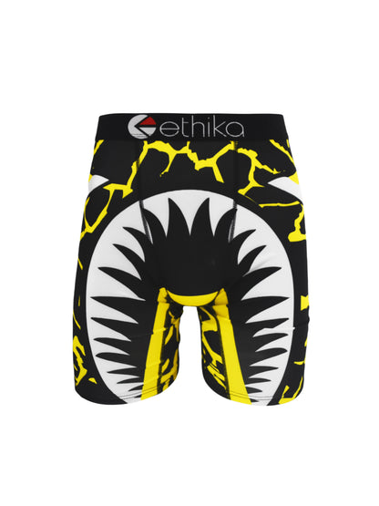 ETHIKA 1Pcs Men Underwear Boxers Breathable Mesh Crotch Man Underpants Plus Size L-3XL Mens Panties Printed Men's Boxers Briefs