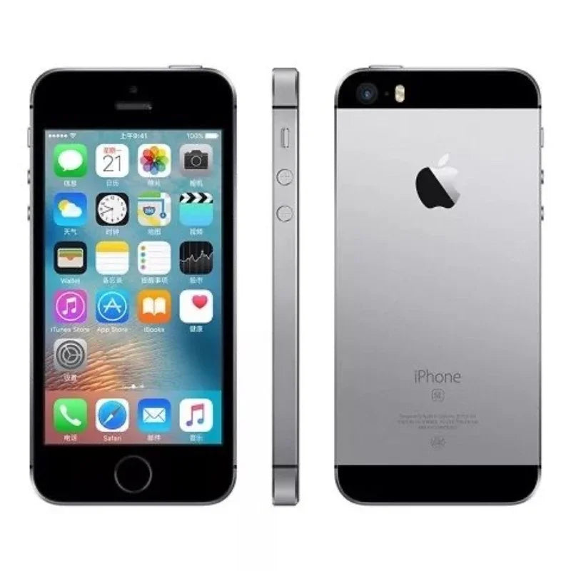 Original Unlocked Apple iPhone SE Mobile Cellphone 16/32/64/128GB ROM 2GB RAM  iPhone SE Dual Core 4G LTE Touch ID Smartphone