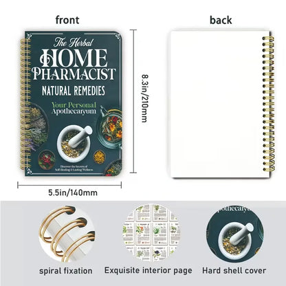 Herbal Home Pharmacist Natural Remedies Book Personal Apothecary Self Healing Wellness Guide Holistic Health