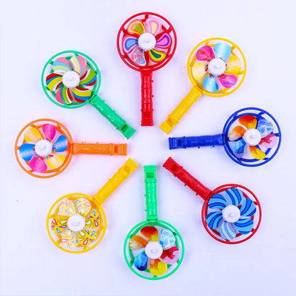 10-30 Pcs Kids Party Favors Bulk Toys Gift Kids Whistle Windmill Toy Pinata Stuffing Carnival Prizes Boys Girls Birthday Gifts