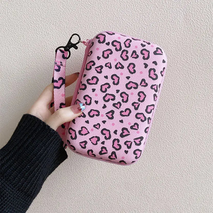Lanyards Storage Bag Case For R36S R36H RG35XX H R36 Ultra K36 Video Game Console Handbag Pouch Protective Cover Box Accessories