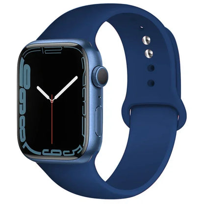 Silicone Band For Apple Watch straps 49mm 40mm 44 mm 45mm 46mm 42mm 41mm 38mm sports bracelet iWatch series 10 9 8 3 SE ultra 2