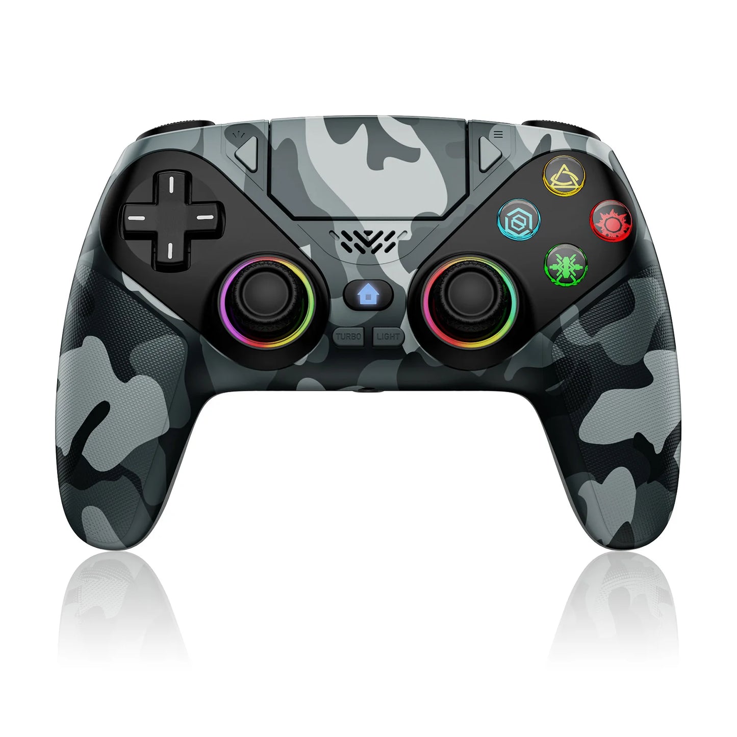 RGB Wireless Gamepad,For Playstation 5/PS5 Controller,With Turbo Dual Sense Vibrate Programming 3D Gaming Controller Console