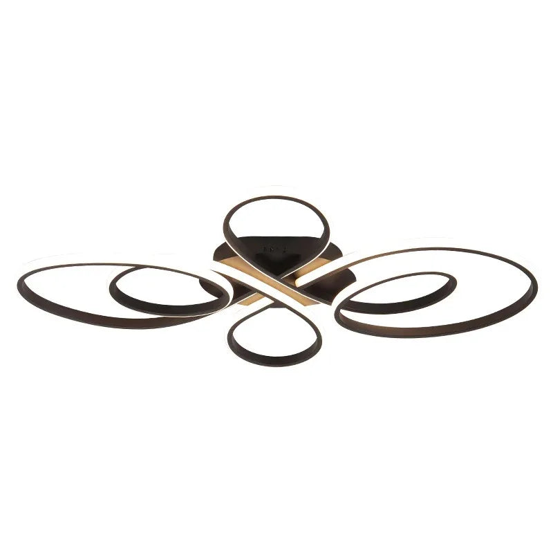 Low Floor Living Room Ceiling Lights Remote Control Modern LED Surface Mounted Light Fixture Dining Room led Ceiling Lamps Dimme
