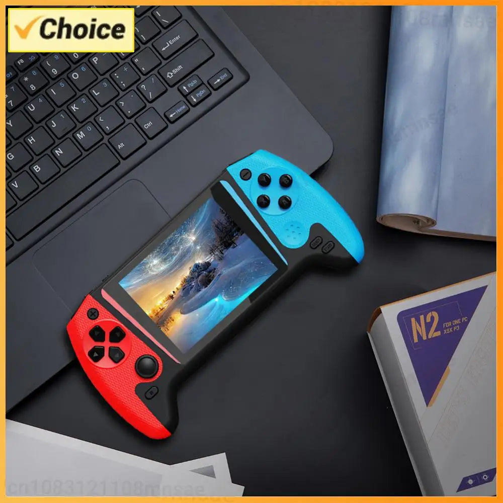 Portable Game Console 3.5inch LCD Screen Built-in 500 Games Nostalgic Game Console TV Connect for Kids Adults for Single Player