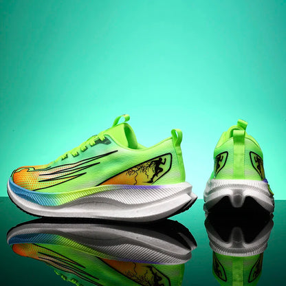 Running shoes professional fitness carbon board men's sports marathon lightweight women's comfortable non slip sports shoes