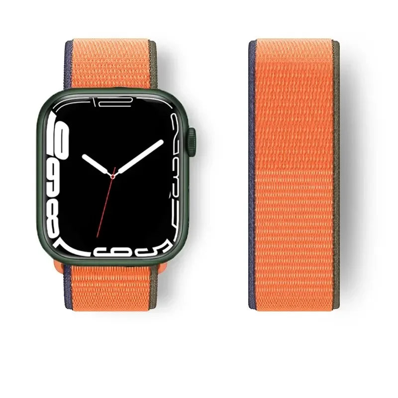 Nylon loop For Apple Watch Band Ultra-2 49mm 44mm 40mm 45mm 41mm Sport pride Bracelet iwatch Strap Series 9 8 se 7 6 5 4 3