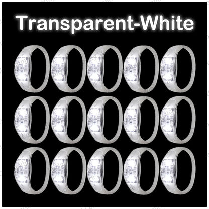 20-100PCS Music&Sound Activated Led Bracelet Light up Bracelets Glow in the Dark Bracelets for Wedding Party Concert Favors