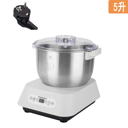 Automatic Dough Kneading Machine Constant Temperature Fermentation Proofing Multifunctional Commercial Stand Mixer 7L White
