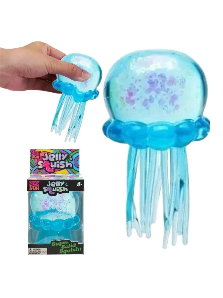 Nice Cube Nee Doh Squishy Squeeze Toy, Portable Stress Relief Sensory Fidget, Great for Kids & Adults with ADHD