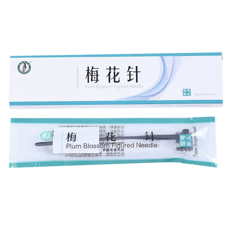 Chineses 7 Star Needle & Plum Blossom Dermal Hammer Seven Star Acupuncture Needle Set Replaceable Needle Heads