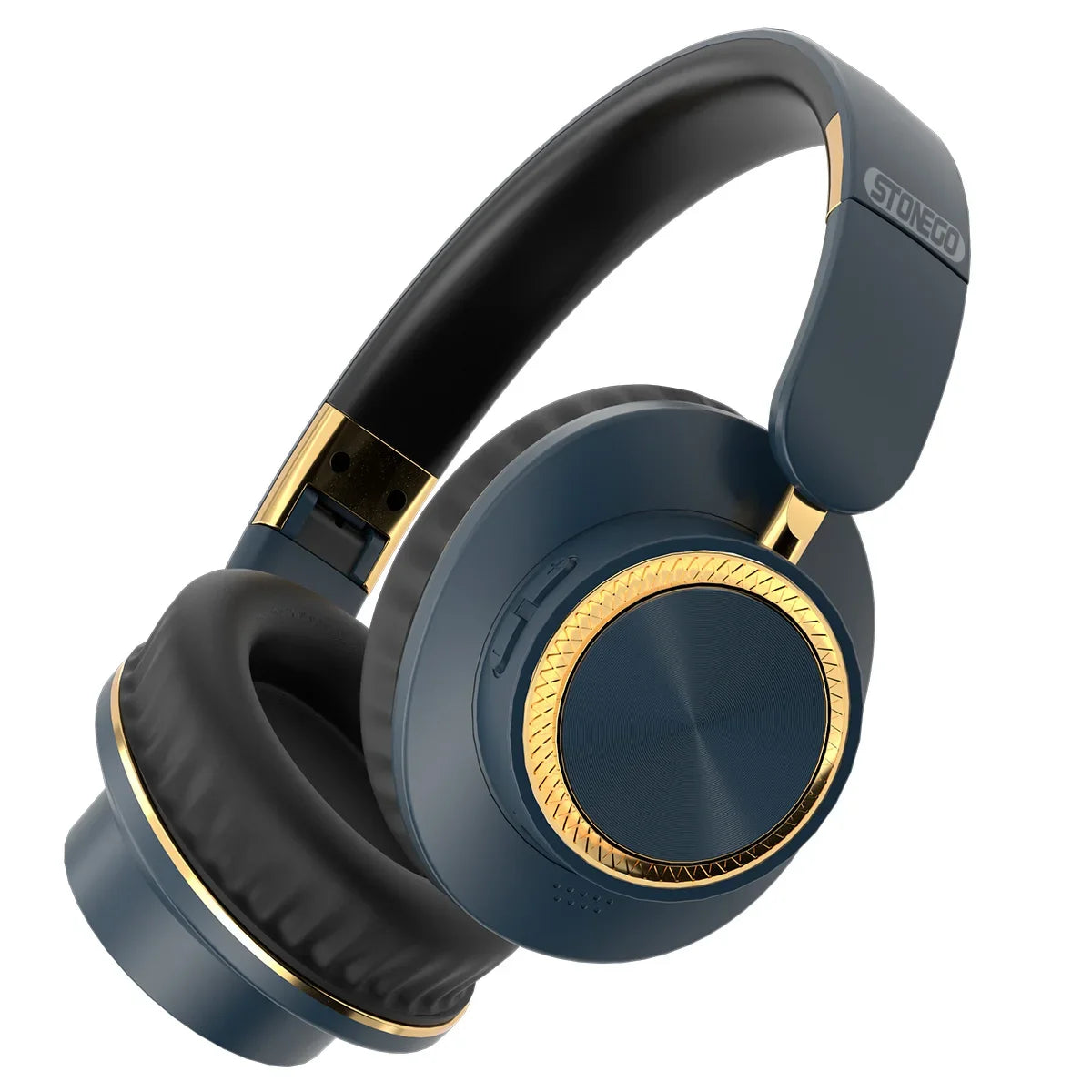 Bluetooth Headphones Wireless Headset Foldable Over Ear HiFi Stereo Heavy Bass Gaming Earphones With Microphone Extended Battery Life Portable Design Comfortable Fit Adjustable Headband Suitable For Travel Sports Work Laptop