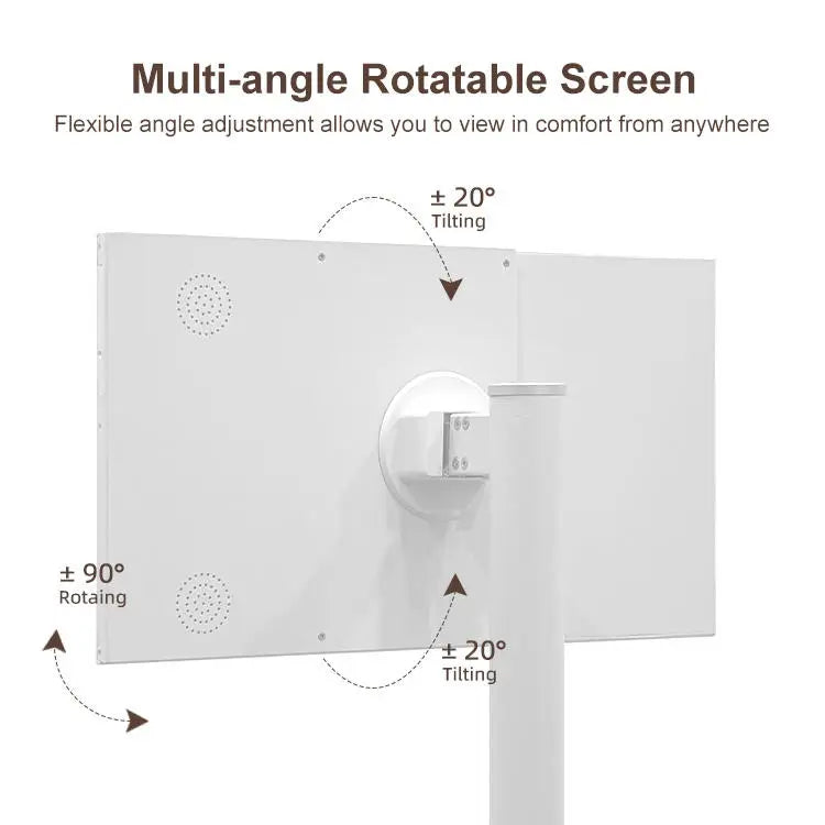 Rollable Smart Touch Screen Wireless Wifi Android 12 Gaming Monitor 21.5 Inch Camera Built-in Rechargeable Smart Portable Tv