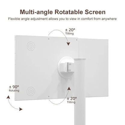 Rollable Smart Touch Screen Wireless Wifi Android 12 Gaming Monitor 21.5 Inch Camera Built-in Rechargeable Smart Portable Tv