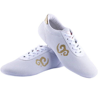 New Martial Arts Shoes Unisex Light Weight Men Women Tai Chi Wushu Shoe Soft Sole Leather Traditional Kung Fu Shoes