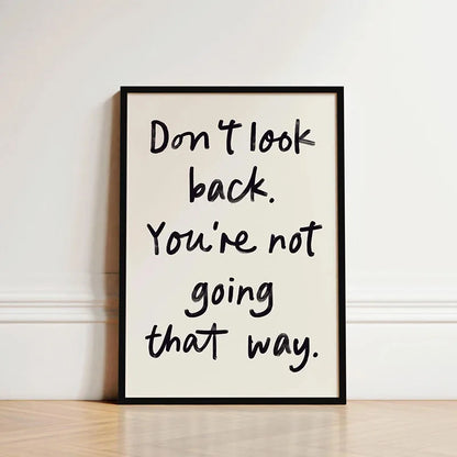 1pc Inspirational Quote Poster Wall Art Motivational Message Unique Gift Idea Poster Minimalistic Home Office Decor
