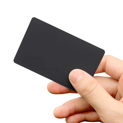 NFC215 Black Cards Rewritable NFC NT-AG215 PVC Cards Blank Easy Convenient Programmable NFC Business Card Chip 504Bytes
