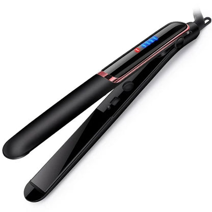 Professional Hair Straightener Ceramic Fast Heat-Up Negative Ion Electric Hair Flat Iron Lcd Display Hair Straightener